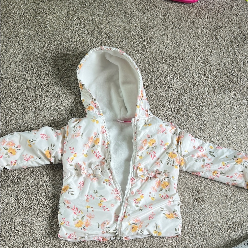 Floral Hooded Jacket